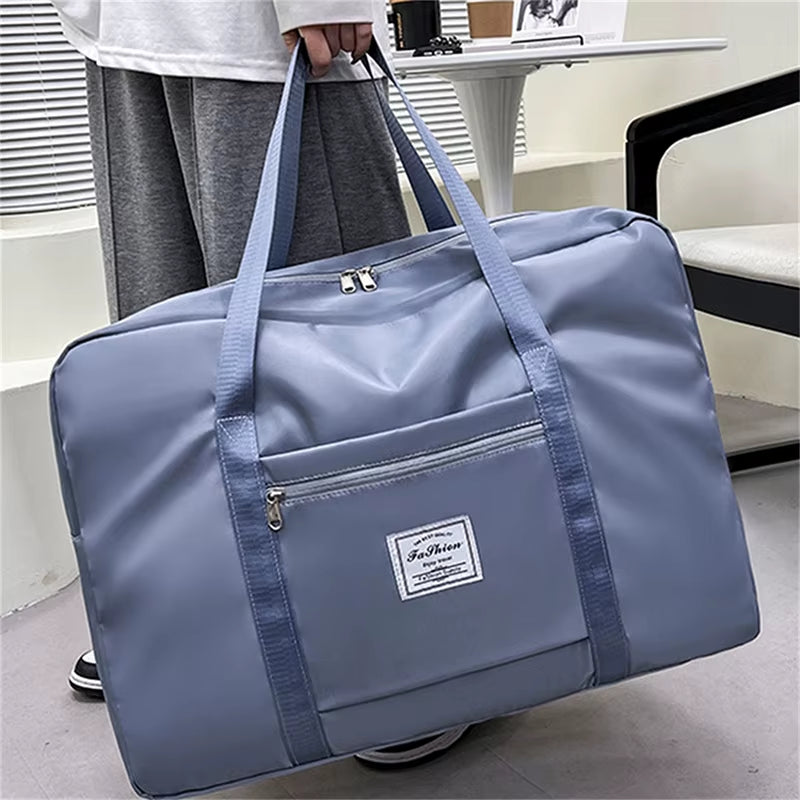 Large Capacity Folding Travel Bags Waterproof Luggage Tote Handbag Travel Duffle Bag Gym Yoga Storage Shoulder Bag for Women Men