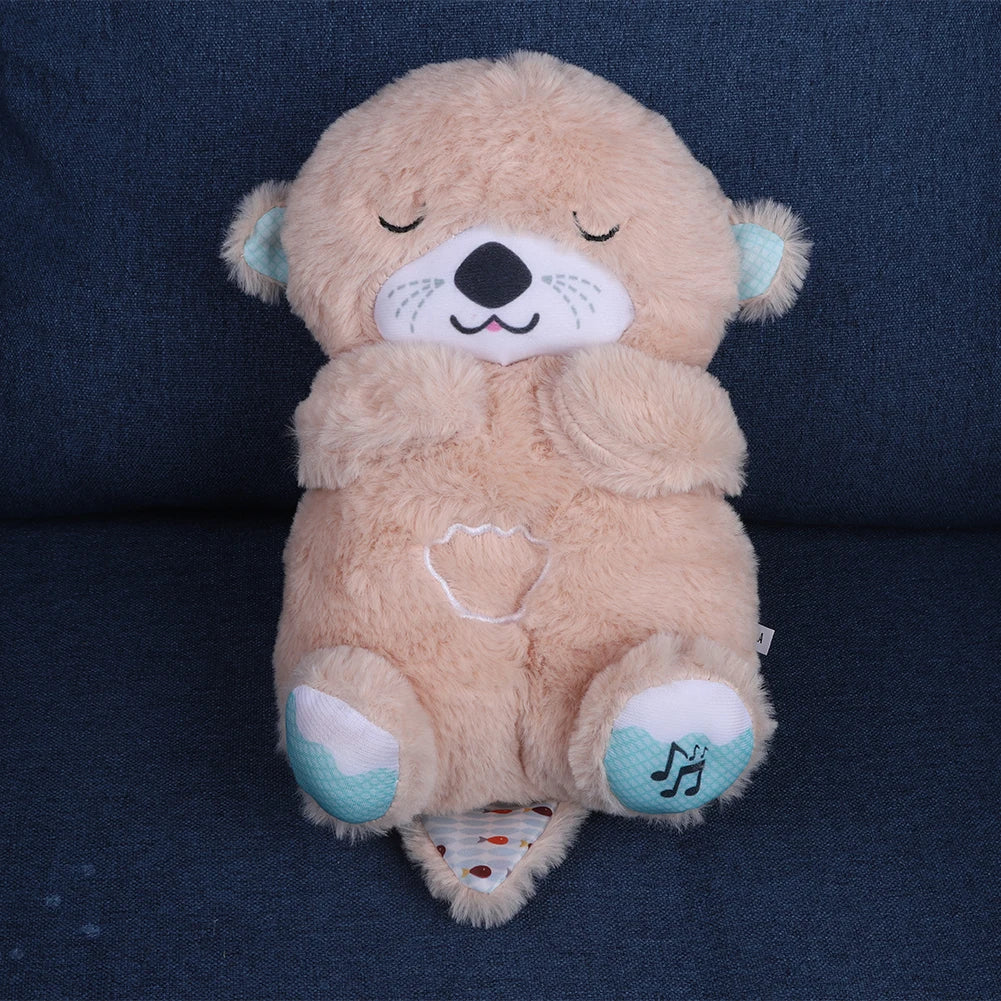 Kawaii Baby Bear Plush Doll Toy for Kids Children Toys Musical Breathing Singing Toy Baby Sleeping Companion Girls Boys Doll Toy