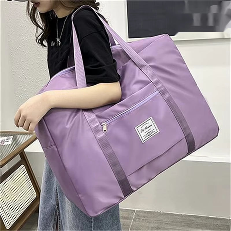Large Capacity Folding Travel Bags Waterproof Luggage Tote Handbag Travel Duffle Bag Gym Yoga Storage Shoulder Bag for Women Men
