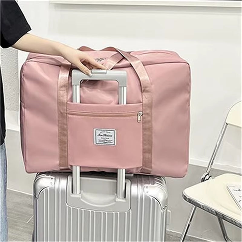 Large Capacity Folding Travel Bags Waterproof Luggage Tote Handbag Travel Duffle Bag Gym Yoga Storage Shoulder Bag for Women Men